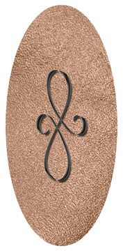 DG5000-601-BK-SH-BZ Black Scroll Shimmer Bronze